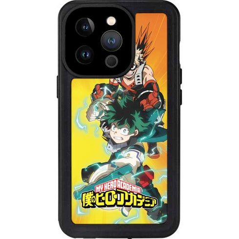 My Hero Academia Deku and Bakugo Season 5 iPhone 15 Pro Waterproof Case
